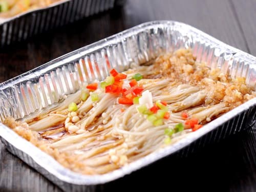 苍南锡纸烤金针菇
